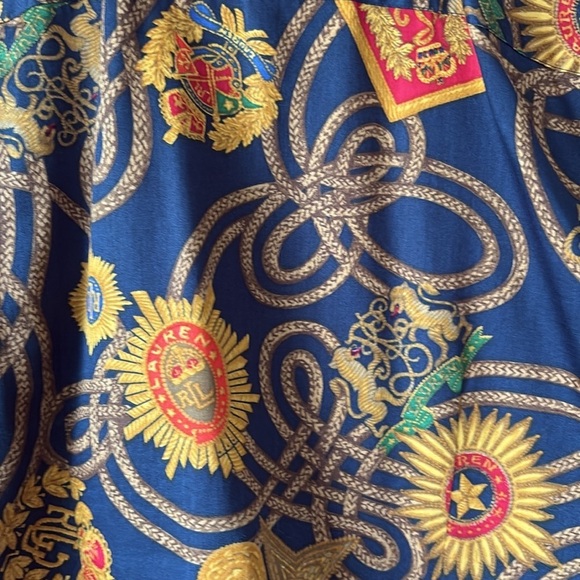 Lauren Ralph Lauren Equestrian Crest Logo Button Down Shirt L - Picture 6 of 10